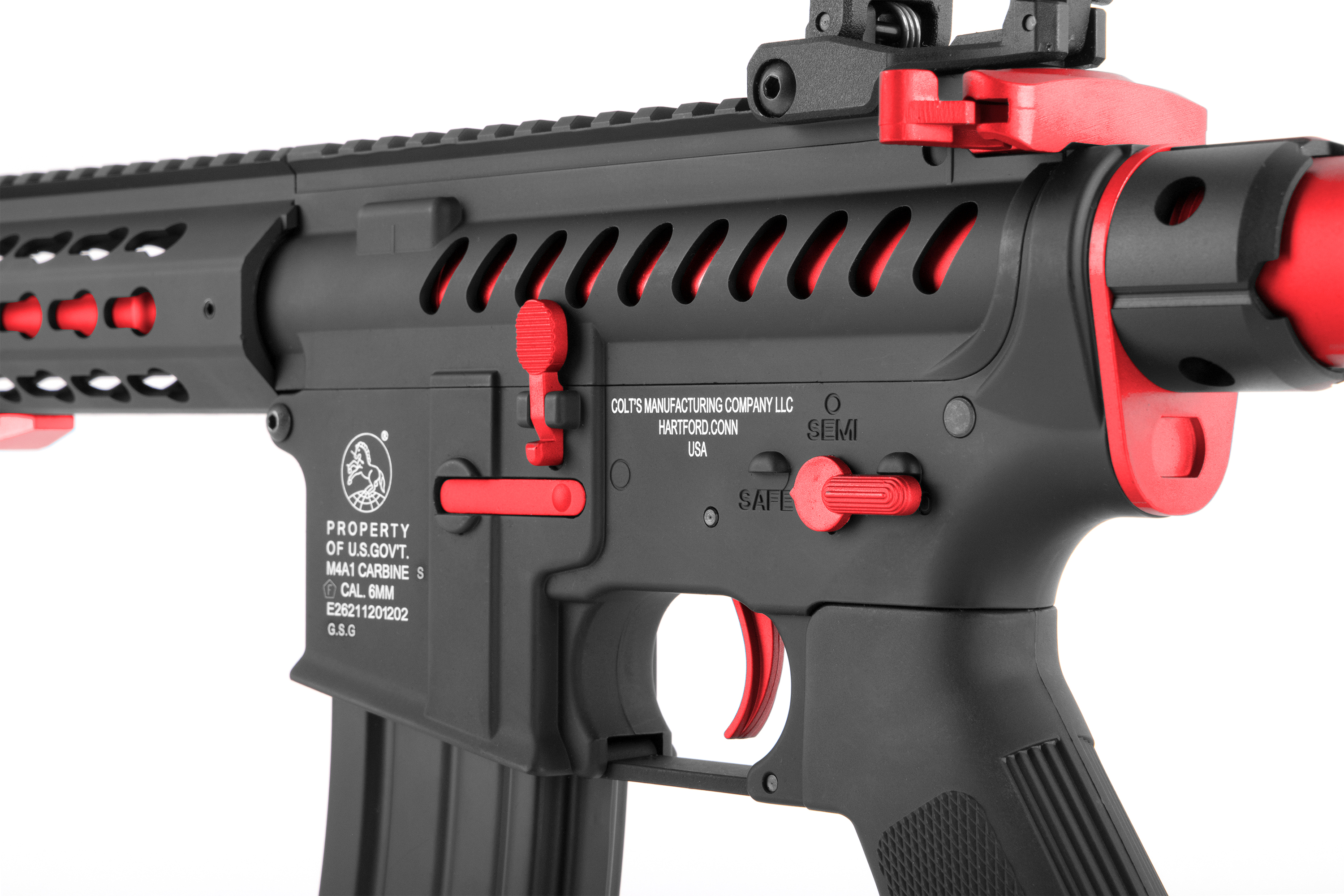 Colt M4 Blast Red Fox 6mm - Airsoft S-AEG