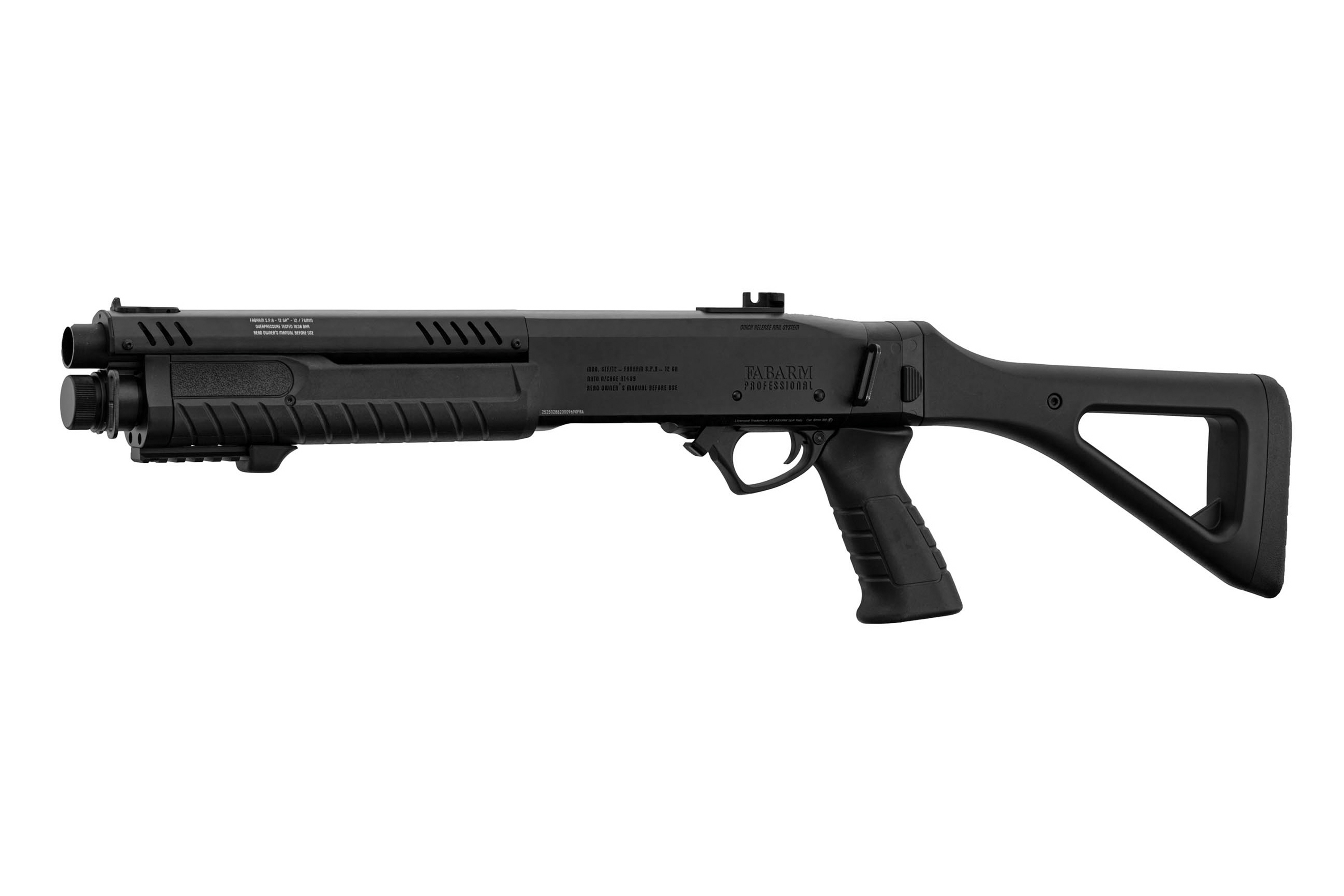 FABARM STF12 Initial Compact Schwarz 6mm - Airsoft Gas Non BlowBack