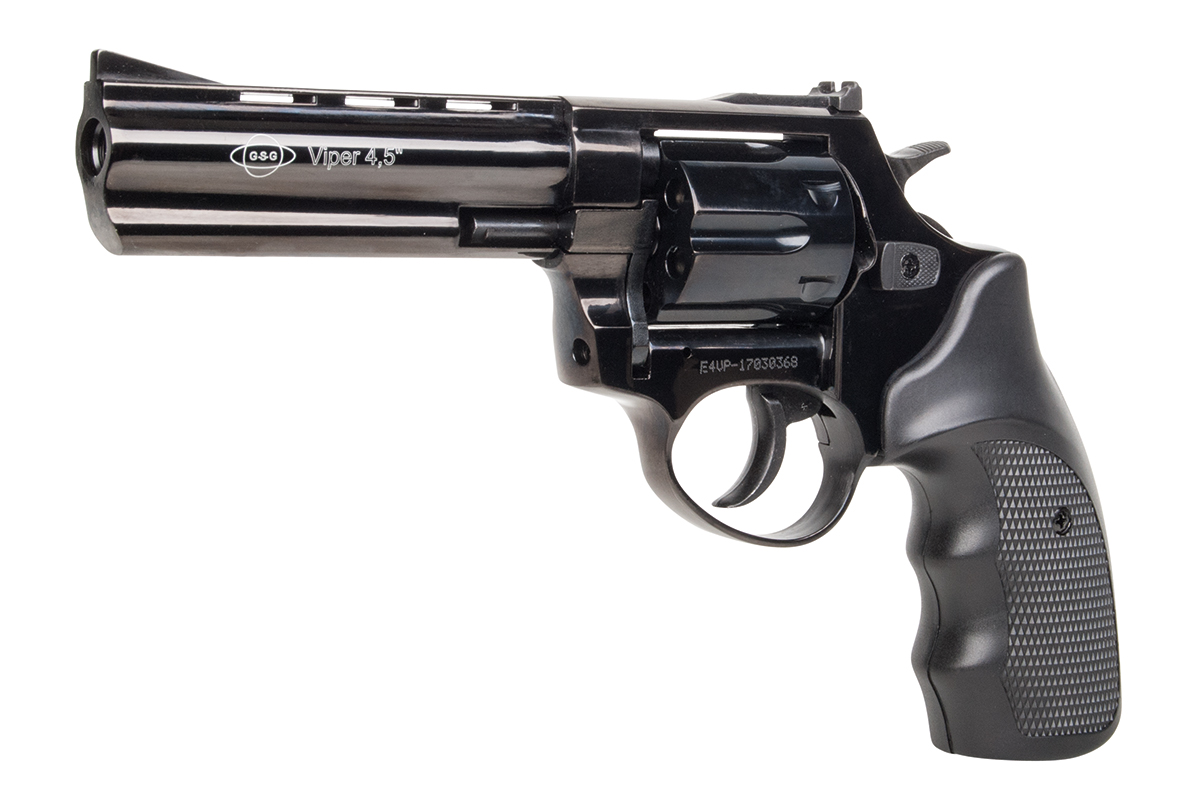 Ekol Viper 4,5'' Schwarz 9mm R. - Gas-Signal