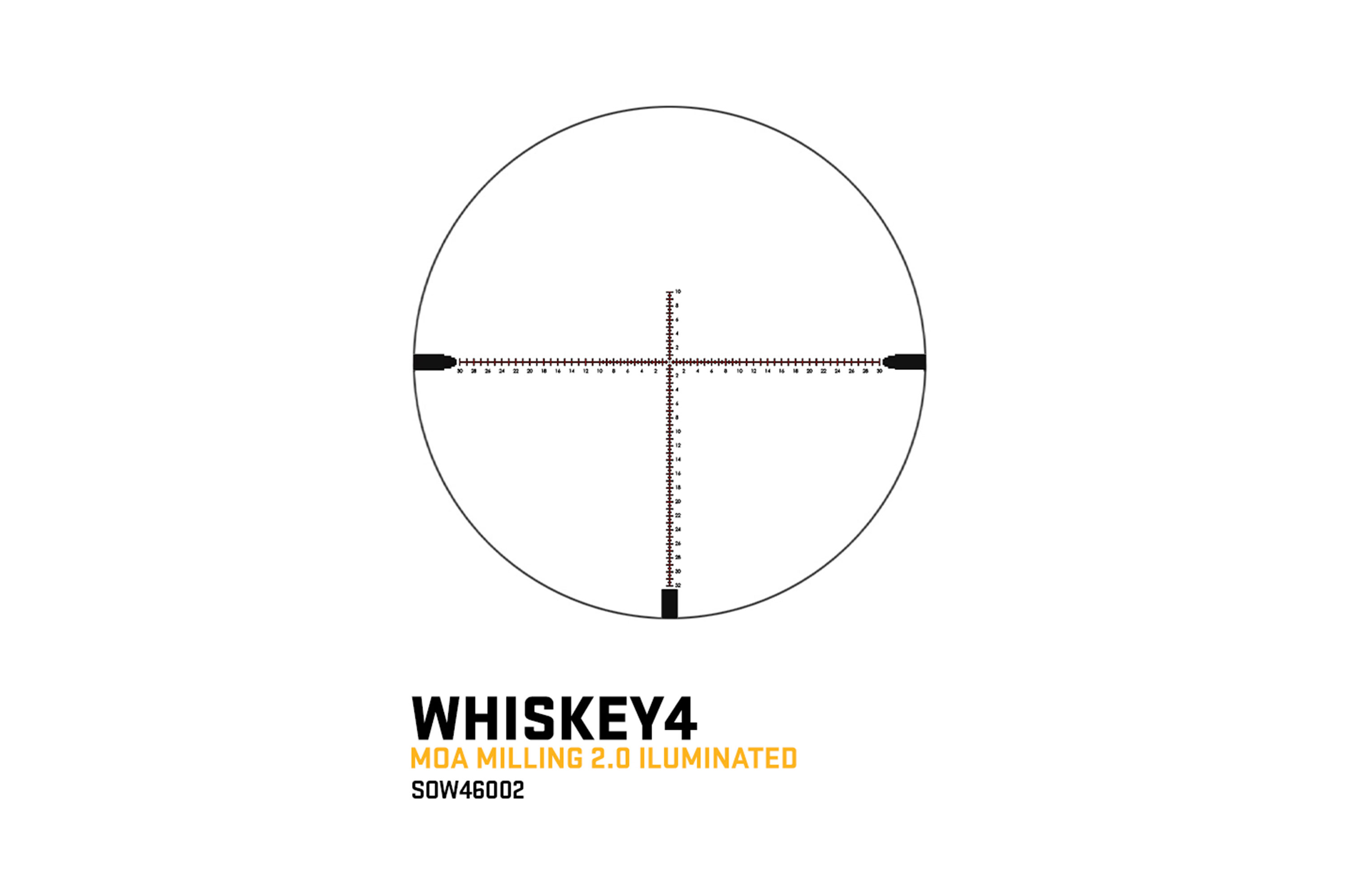 SIG SAUER WHISKEY4 Zielfernrohr | 6-24x50 | Hellfire MOA Milling Hunter 2.0 FFP