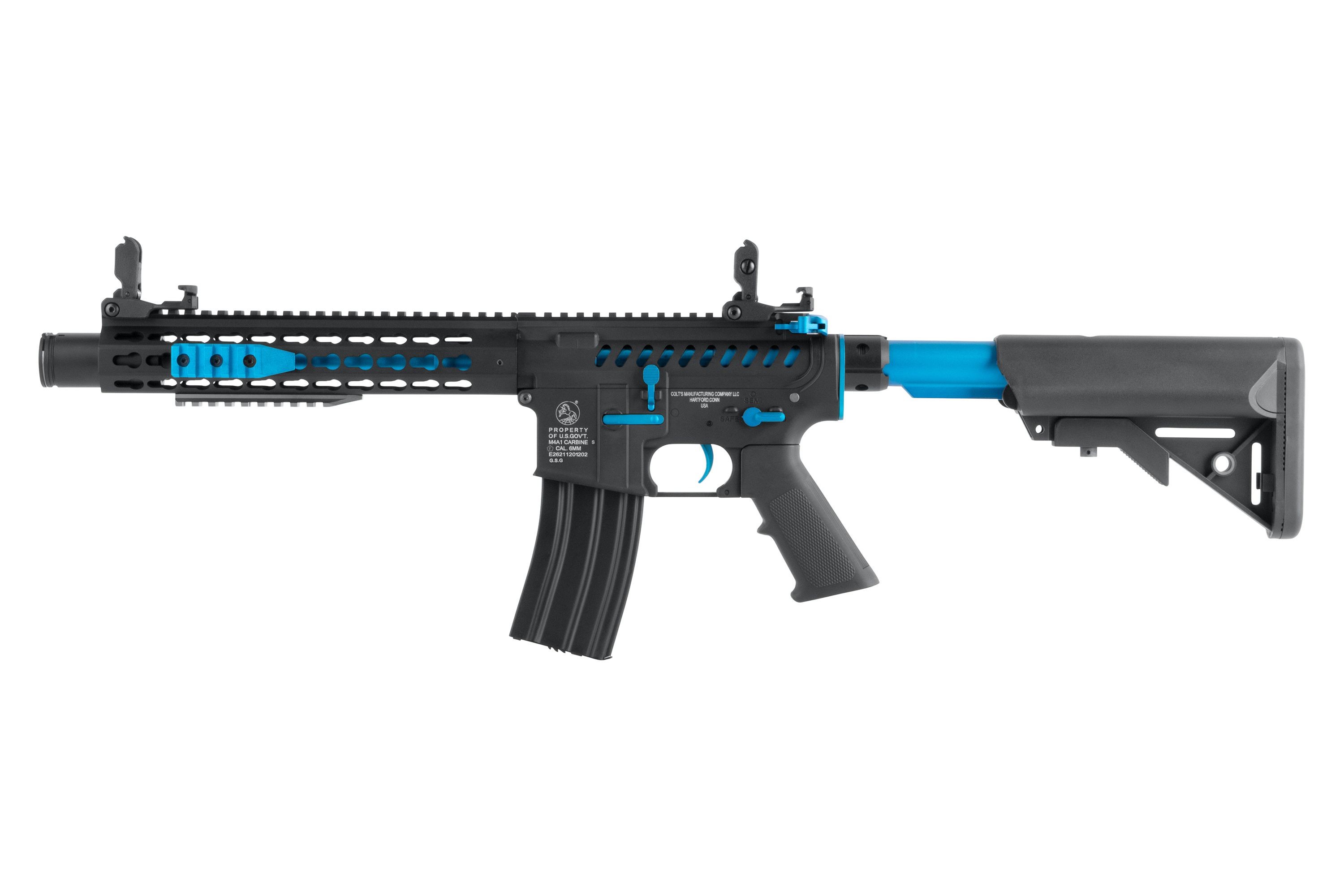 Colt M4 Blast Blue Fox 6mm - Airsoft S-AEG