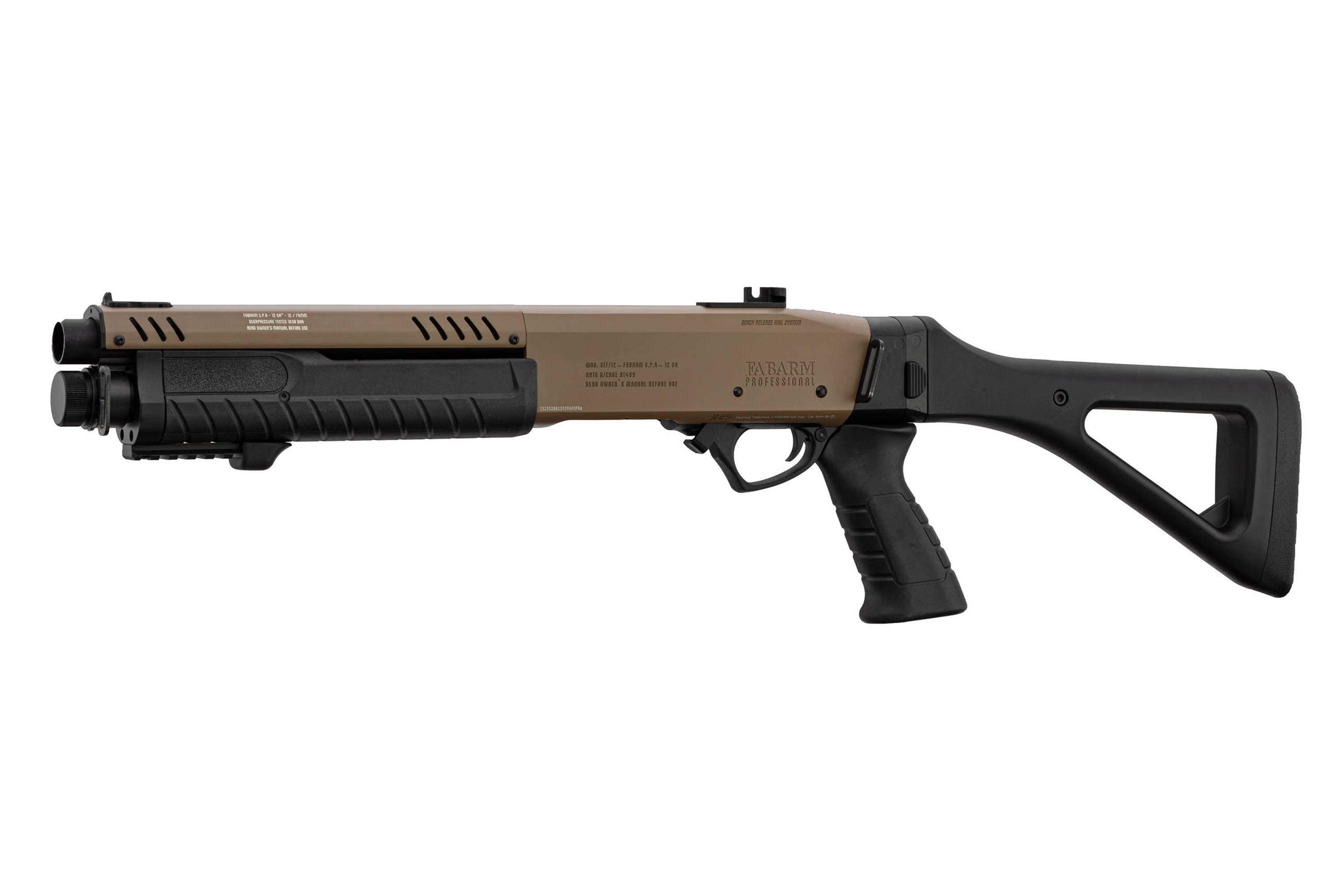 FABARM STF12 Initial Compact FDE 6mm - Airsoft Gas Non BlowBack