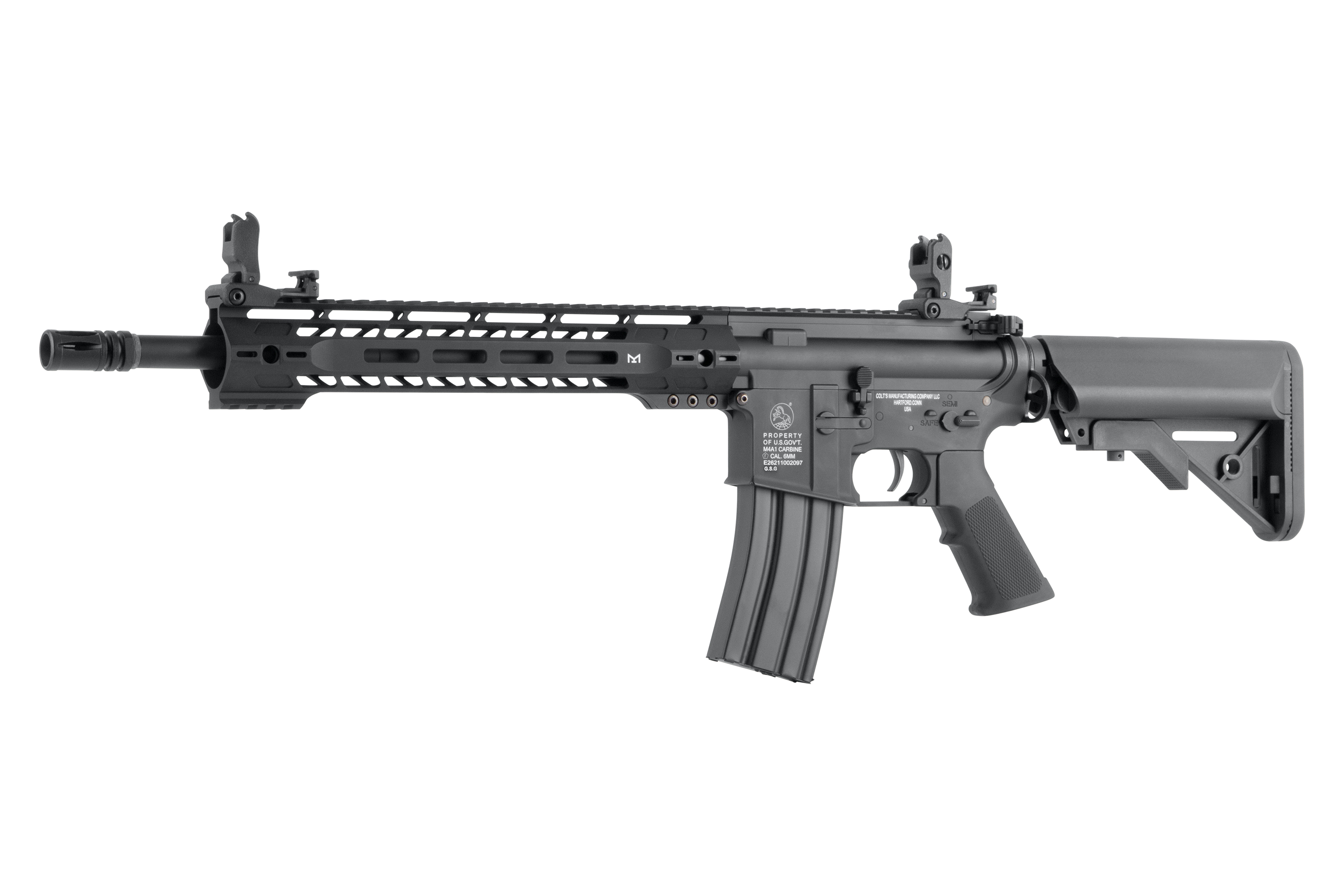 Colt M4 Hawkeye Schwarz 6mm - Airsoft S-AEG