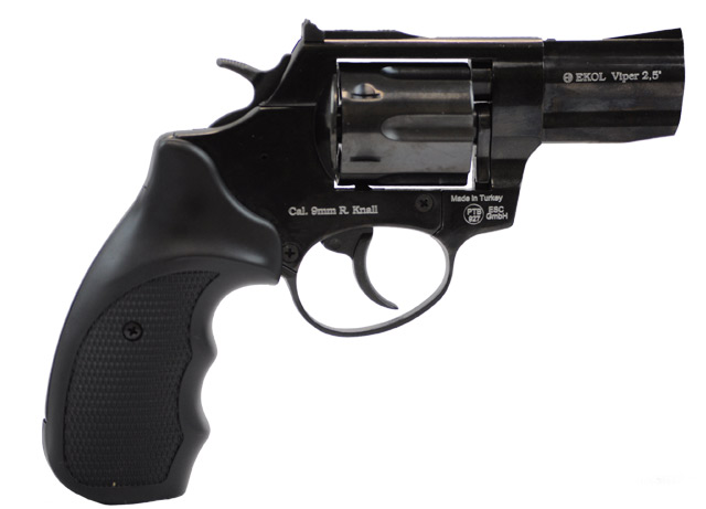 Ekol Viper 2,5'' Schwarz 9mm R. - Gas-Signal