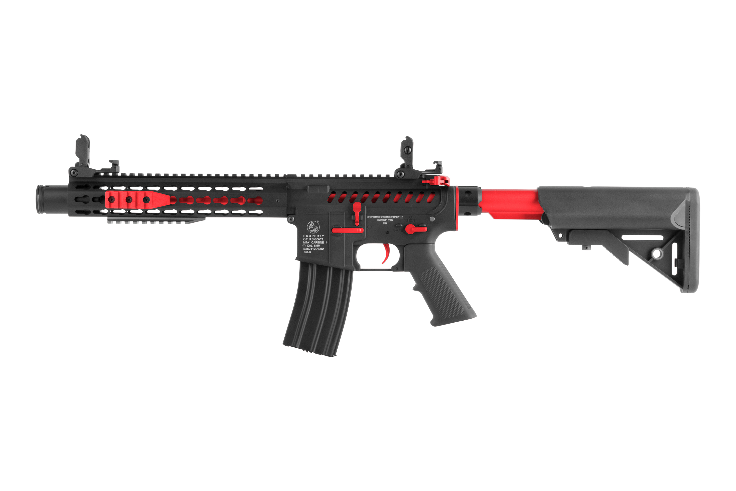 Colt M4 Blast Red Fox 6mm - Airsoft S-AEG