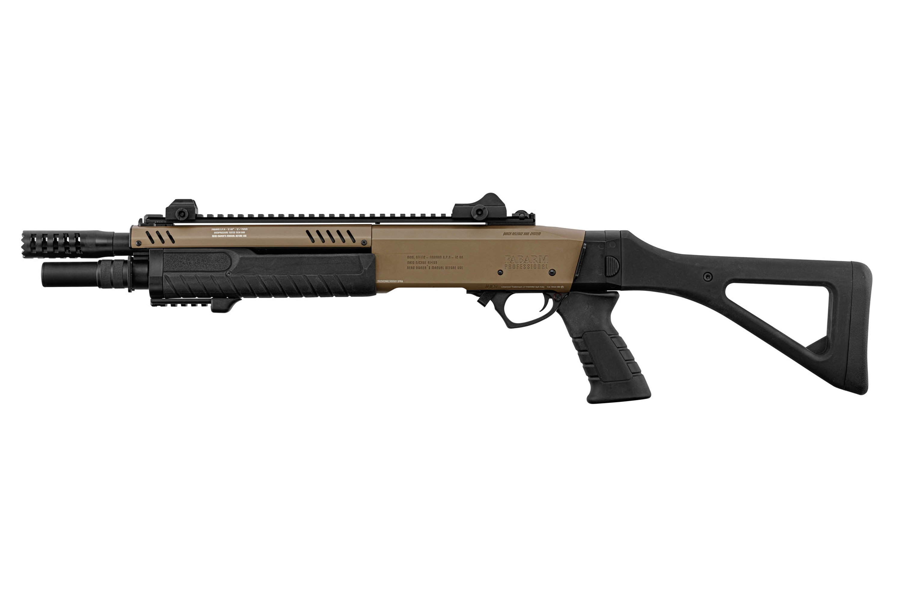 FABARM STF12 Compact FDE 6mm - Airsoft Gas Non BlowBack