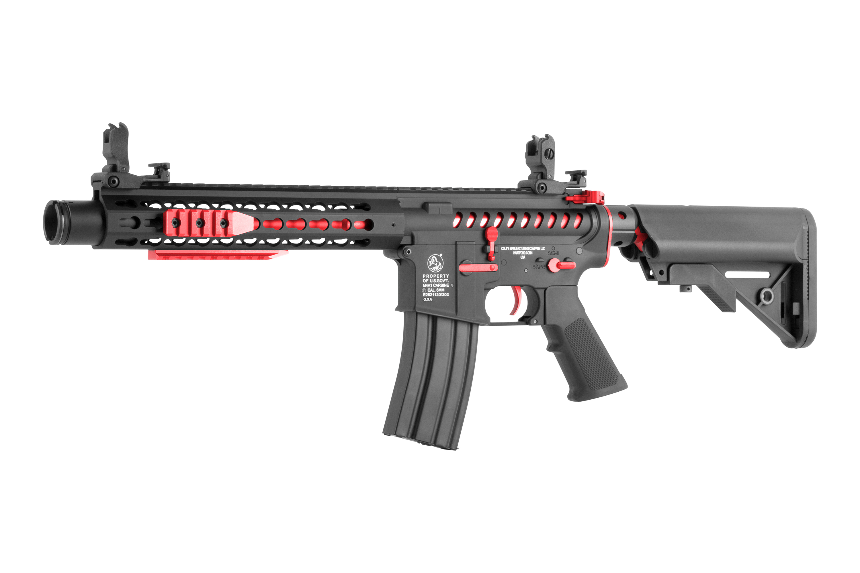 Colt M4 Blast Red Fox 6mm - Airsoft S-AEG