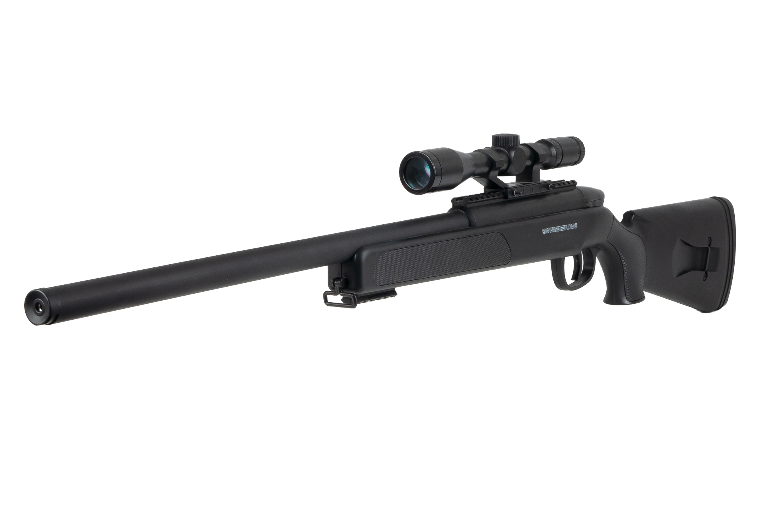 Swiss Arms Black Eagle M6 Sniper Schwarz 6mm - Airsoft Federdruck