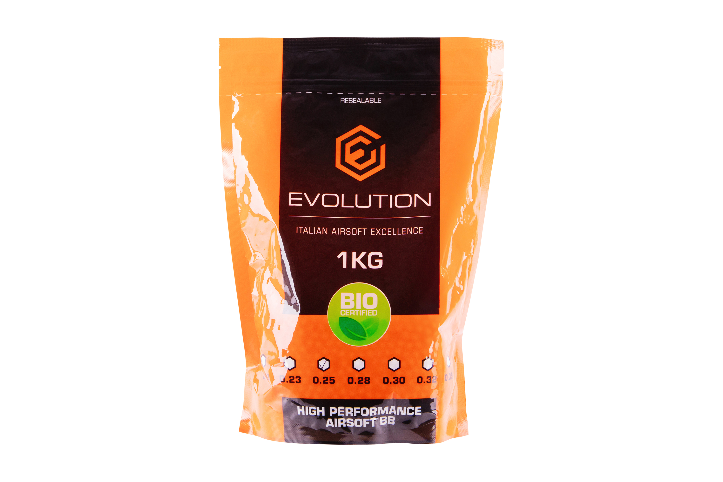 Evolution High Performance Airsoft BIO BBs 6mm 0,25g 4.000 Stück