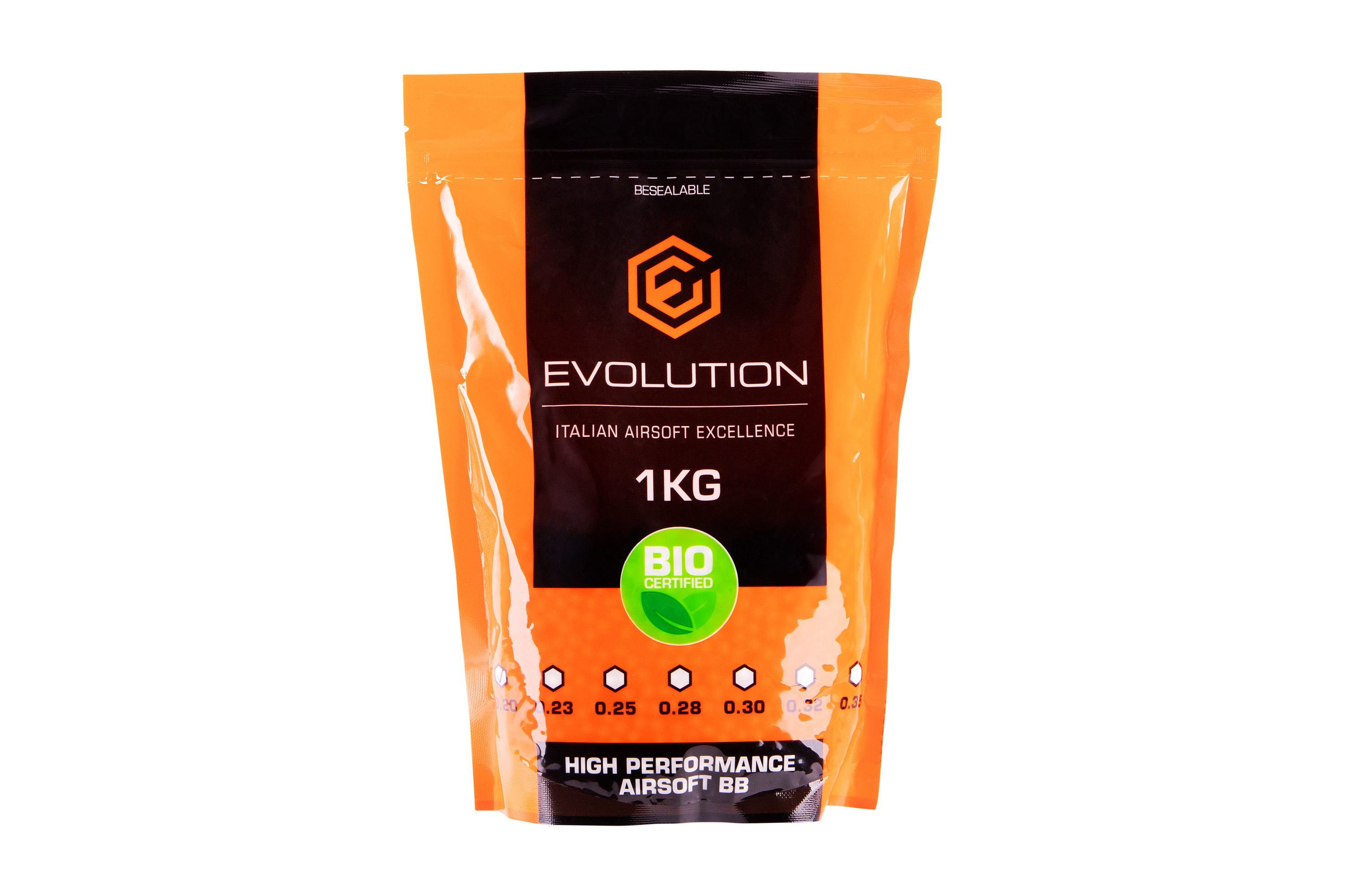 Evolution High Performance Airsoft BIO BBs 6mm 0,20g 5.000 Stück