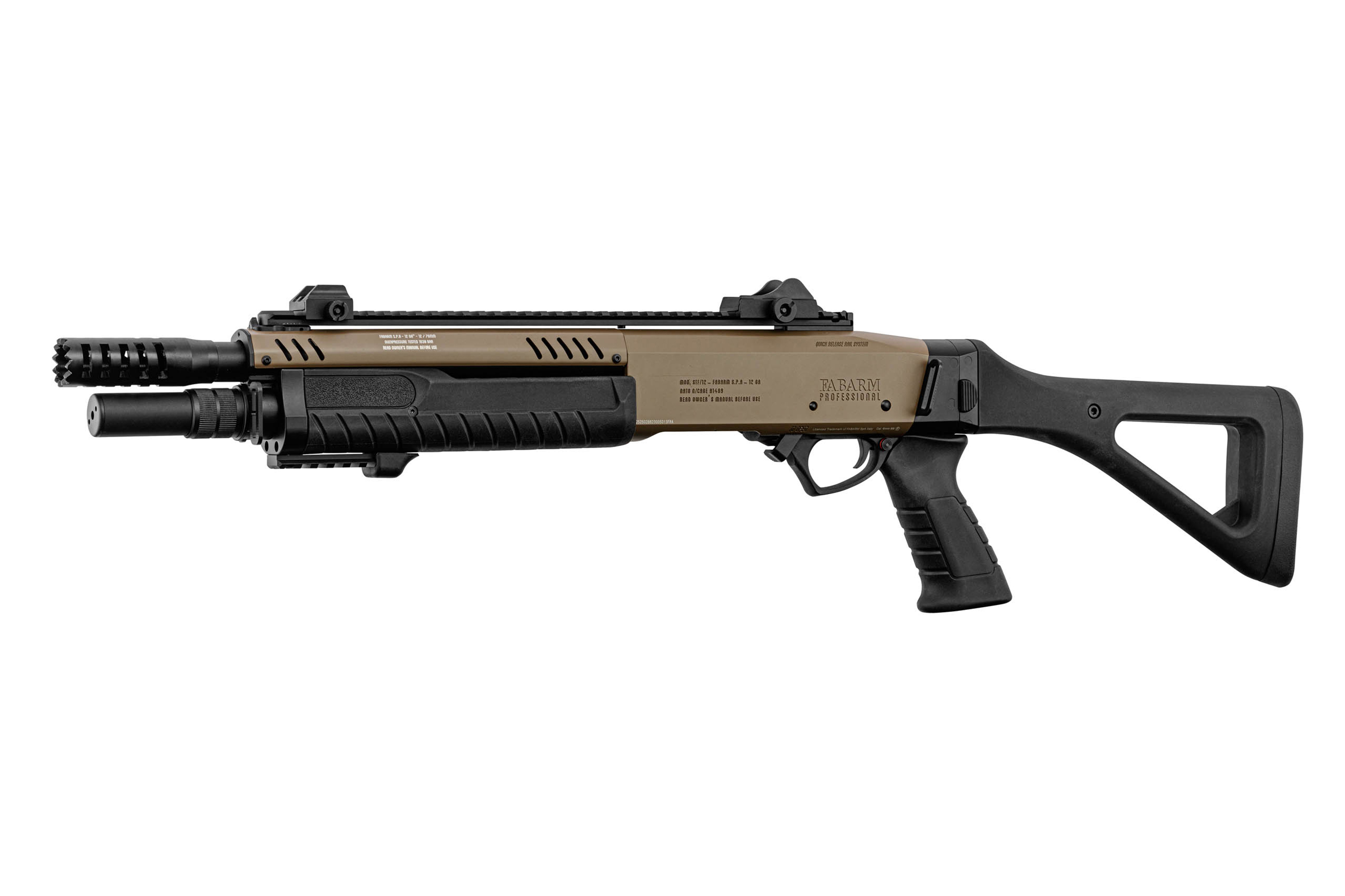 FABARM STF12 Compact FDE 6mm - Airsoft Gas Non BlowBack